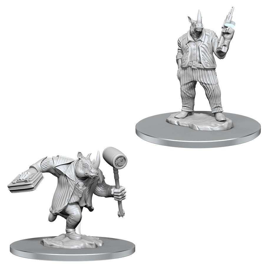 MTG: Unpainted Miniatures - Freelance Muscle and Rhox Pummeler (90564)
