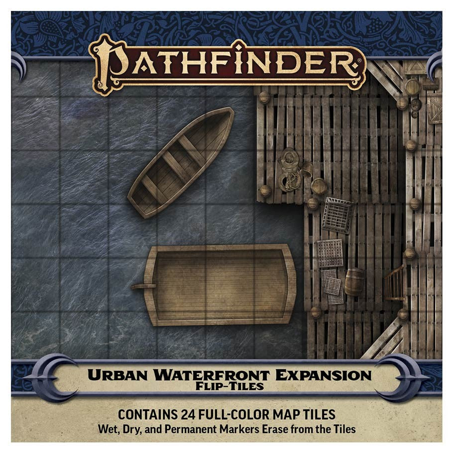 Pathfinder 2nd Edition RPG: Flip Tiles - Urban Waterfront Expansion Se
