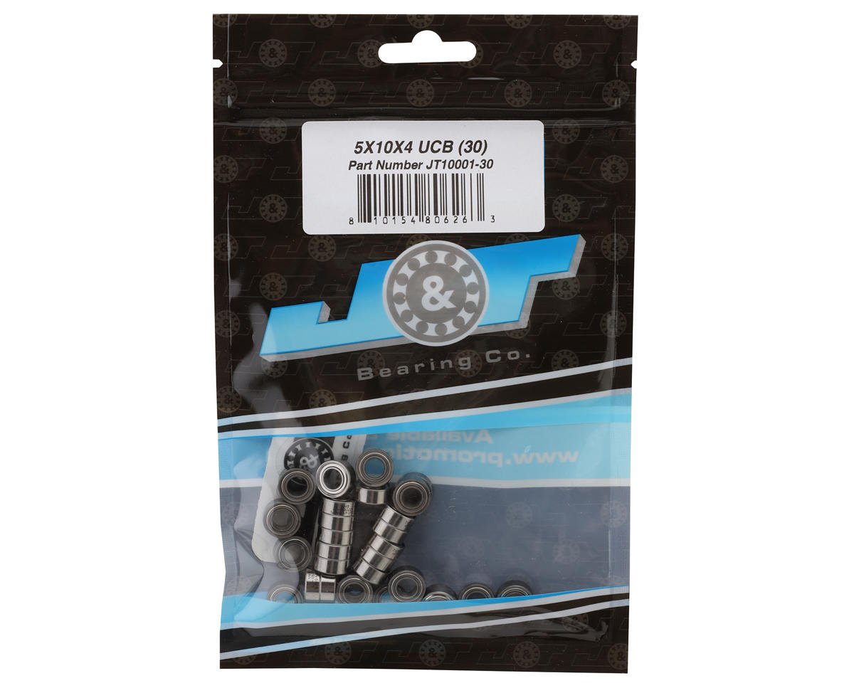 J&T Bearing Co. 5x10x4mm Ultimate Clutch Bearings (30)