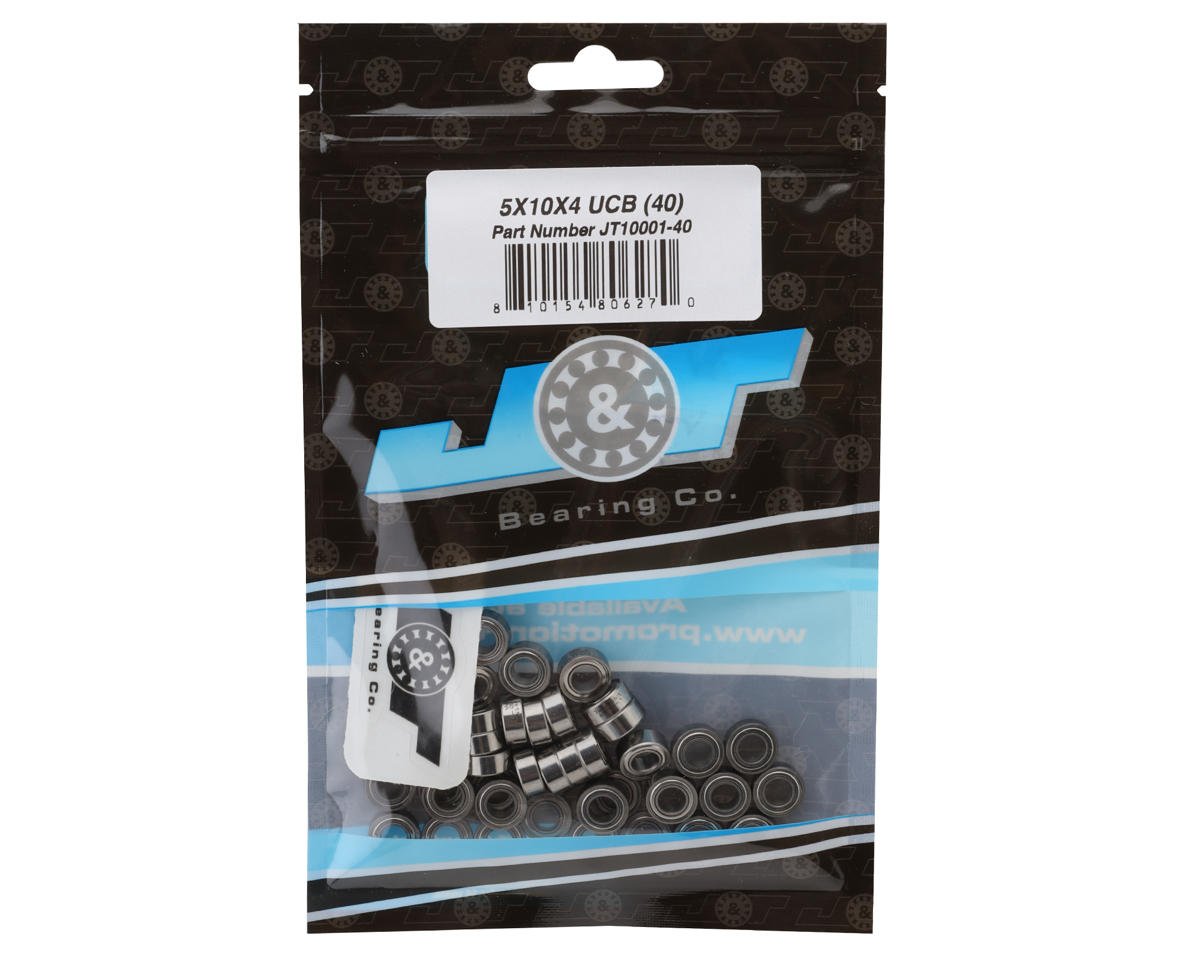 J&T Bearing Co. 5x10x4mm Ultimate Clutch Bearings (40)