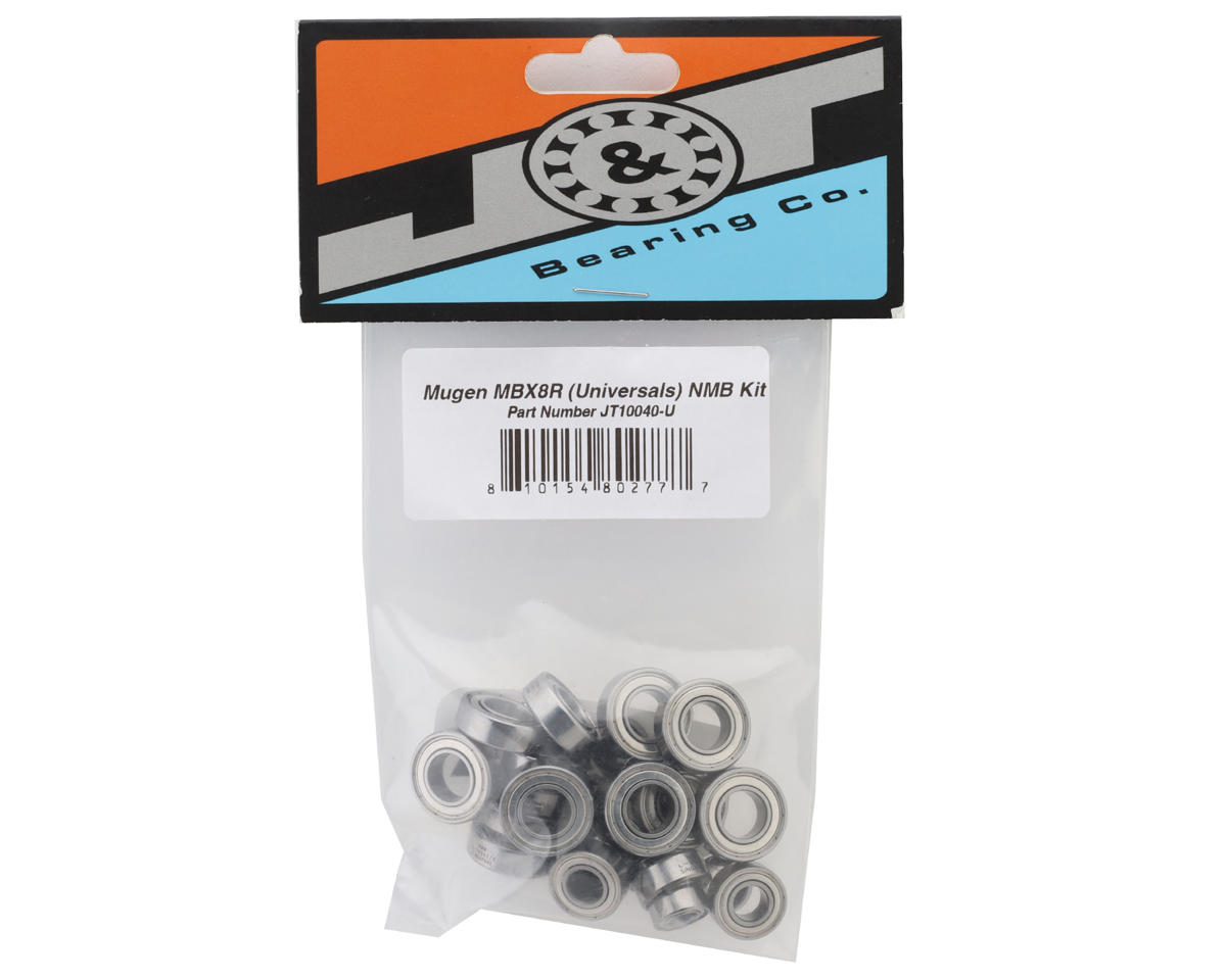 J&T Bearing Co. Mugen MBX8R Bearing Kit (NMB) (Universal Driveshafts)