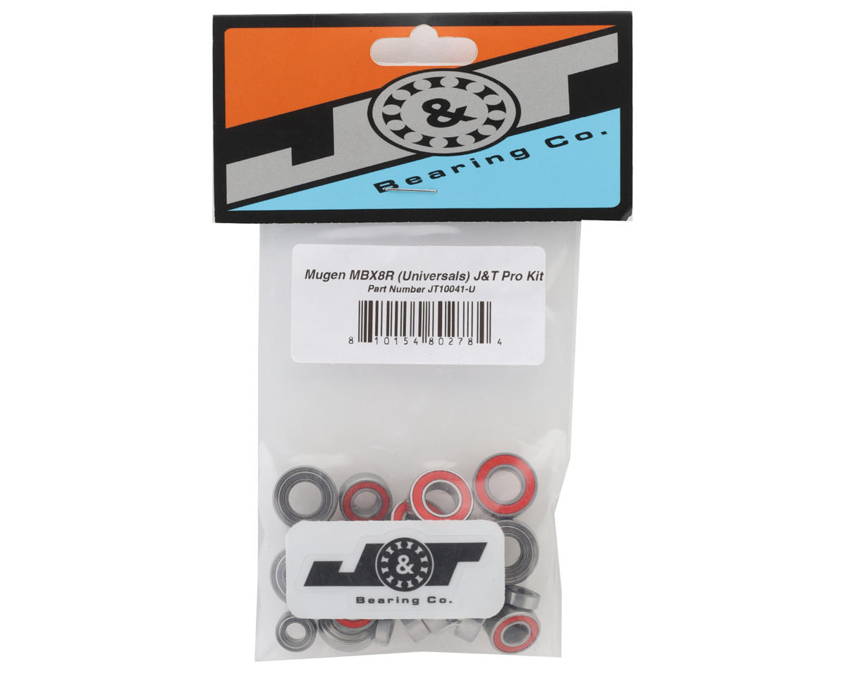 J&T Bearing Co. Mugen MBX8R Bearing Kit (Pro) (Universal Driveshafts)