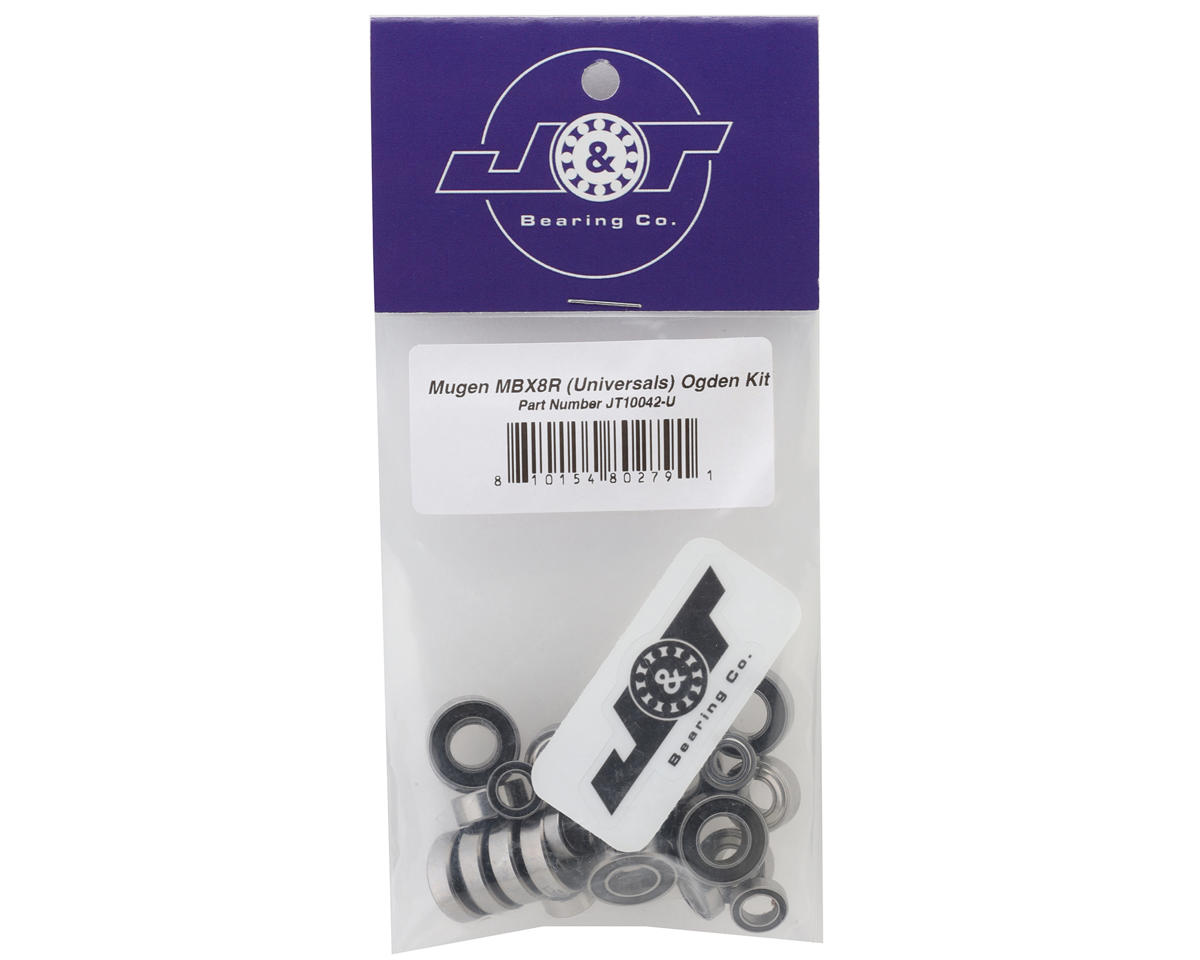 J&T Bearing Co. Mugen MBX8R Bearing Kit (Ogden) (Universal Driveshafts)