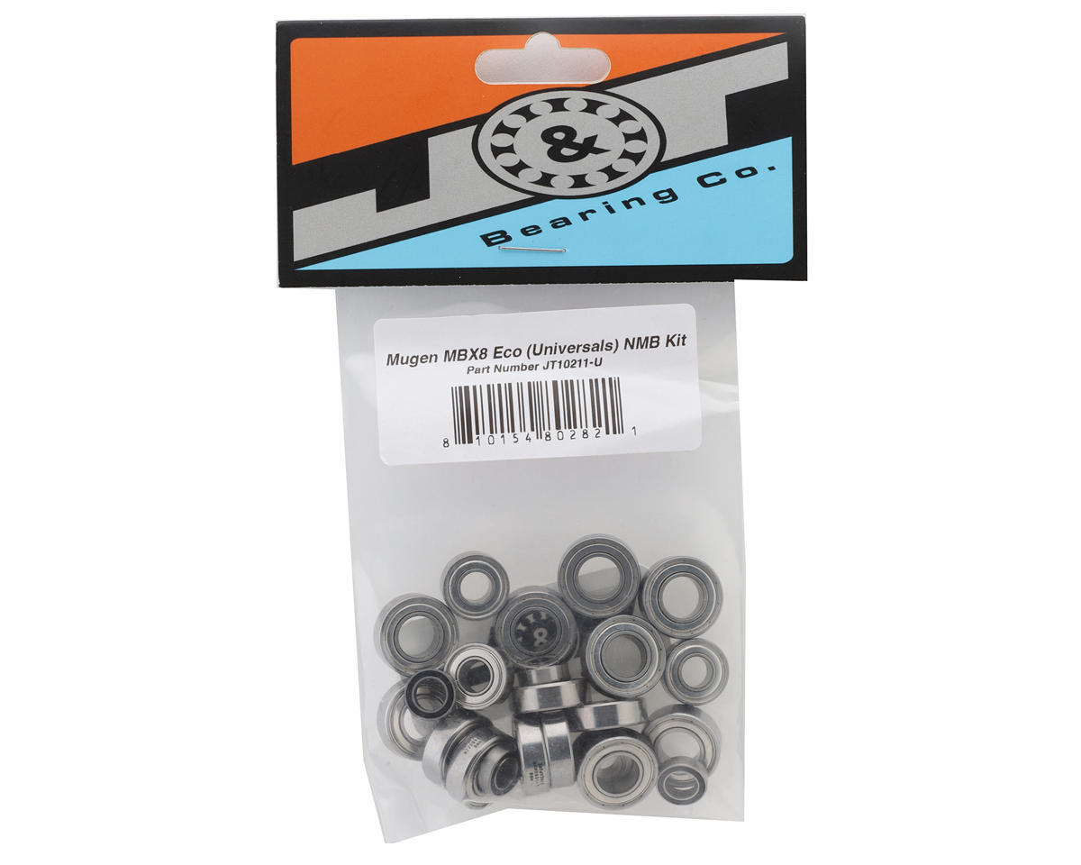 J&T Bearing Co. Mugen MBX8R ECO Bearing Kit (NMB) (Universal Driveshafts)