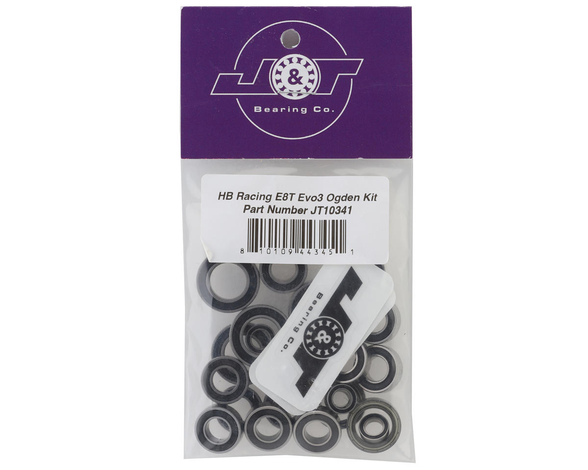 J&T Bearing Co. HB Racing E8t Evo3 Bearing Kit (Ogden)