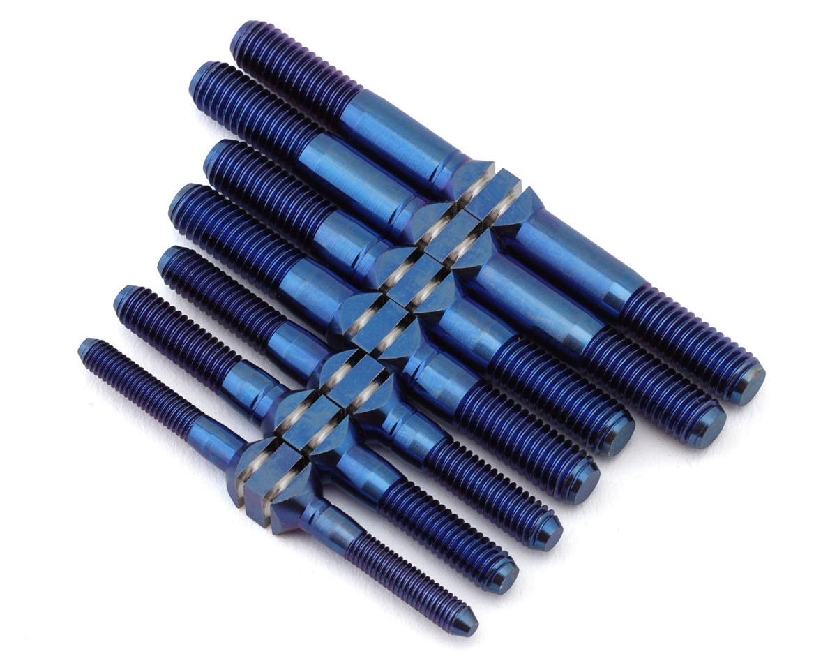 J&T Bearing Co. Agama N1 Titanium "Milled'' Turnbuckles (Blue)