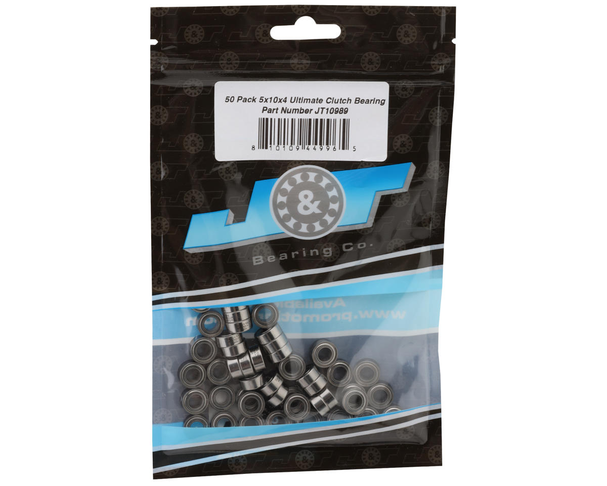 J&T Bearing Co. 5x10x4mm Ultimate Clutch Bearings (50)