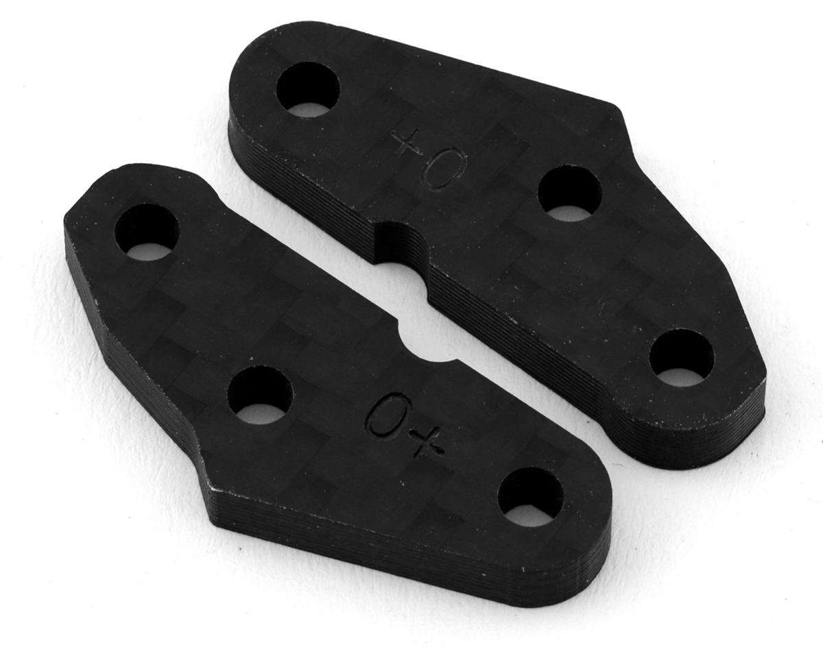 J&T Bearing Co. Associated RC8B4/4.1 Heavy Duty Carbon Fiber Ackerman Plates (2) (+0)