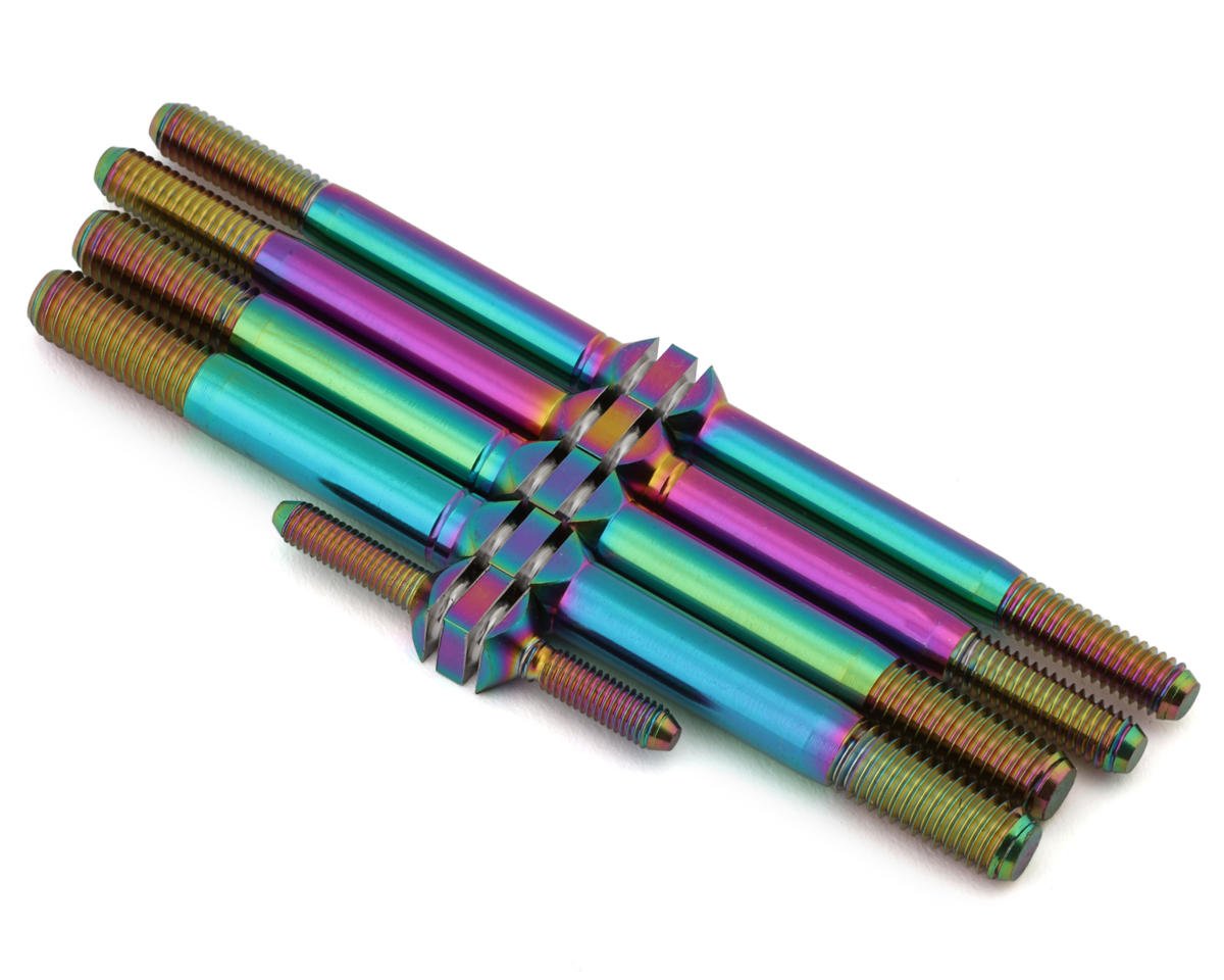 J&T Bearing Co. Sworkz S35-T2 Titanium "Milled'' Turnbuckles (Oil Slick)