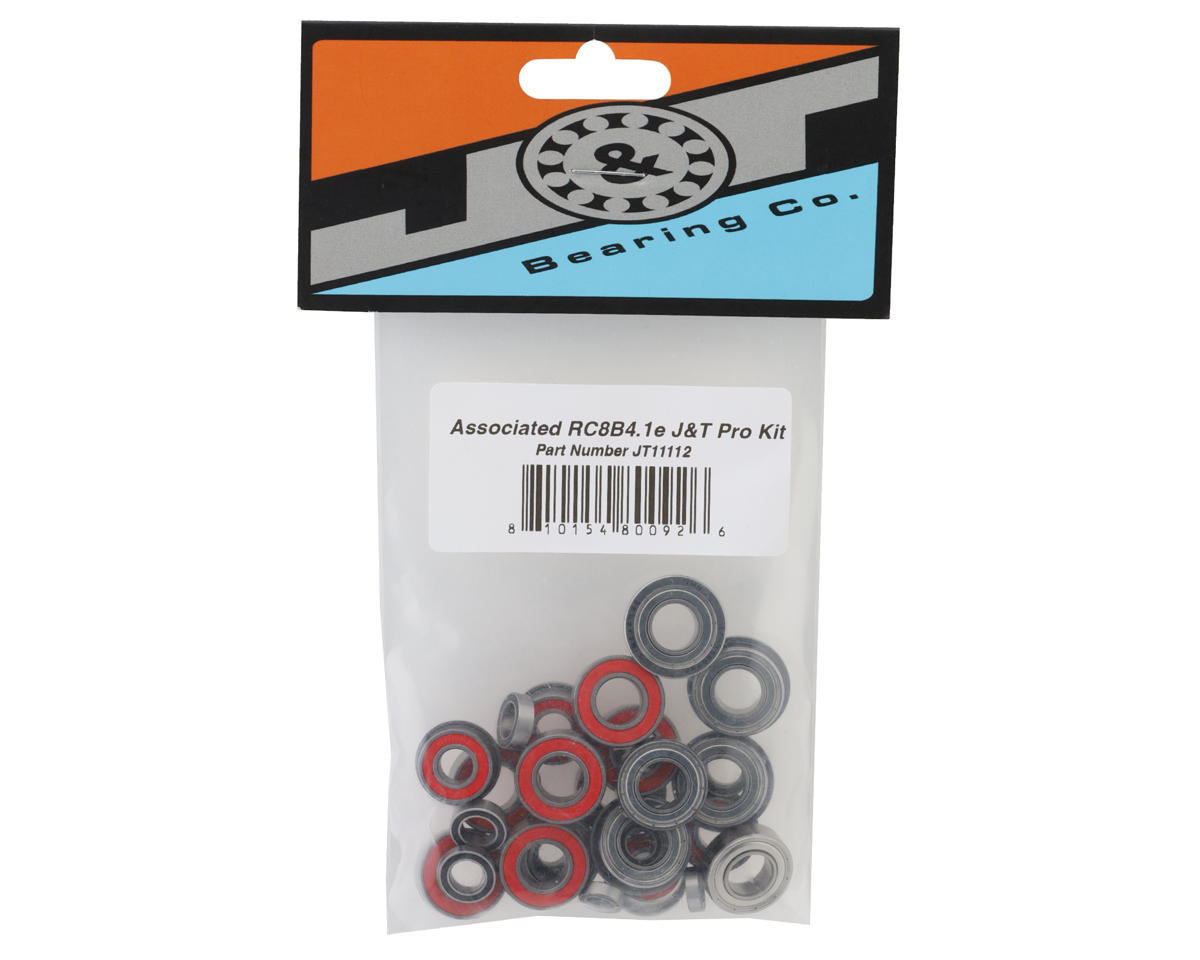 J&T Bearing Co. Associated RC8B4.1e Bearing Kit (Pro Kit)