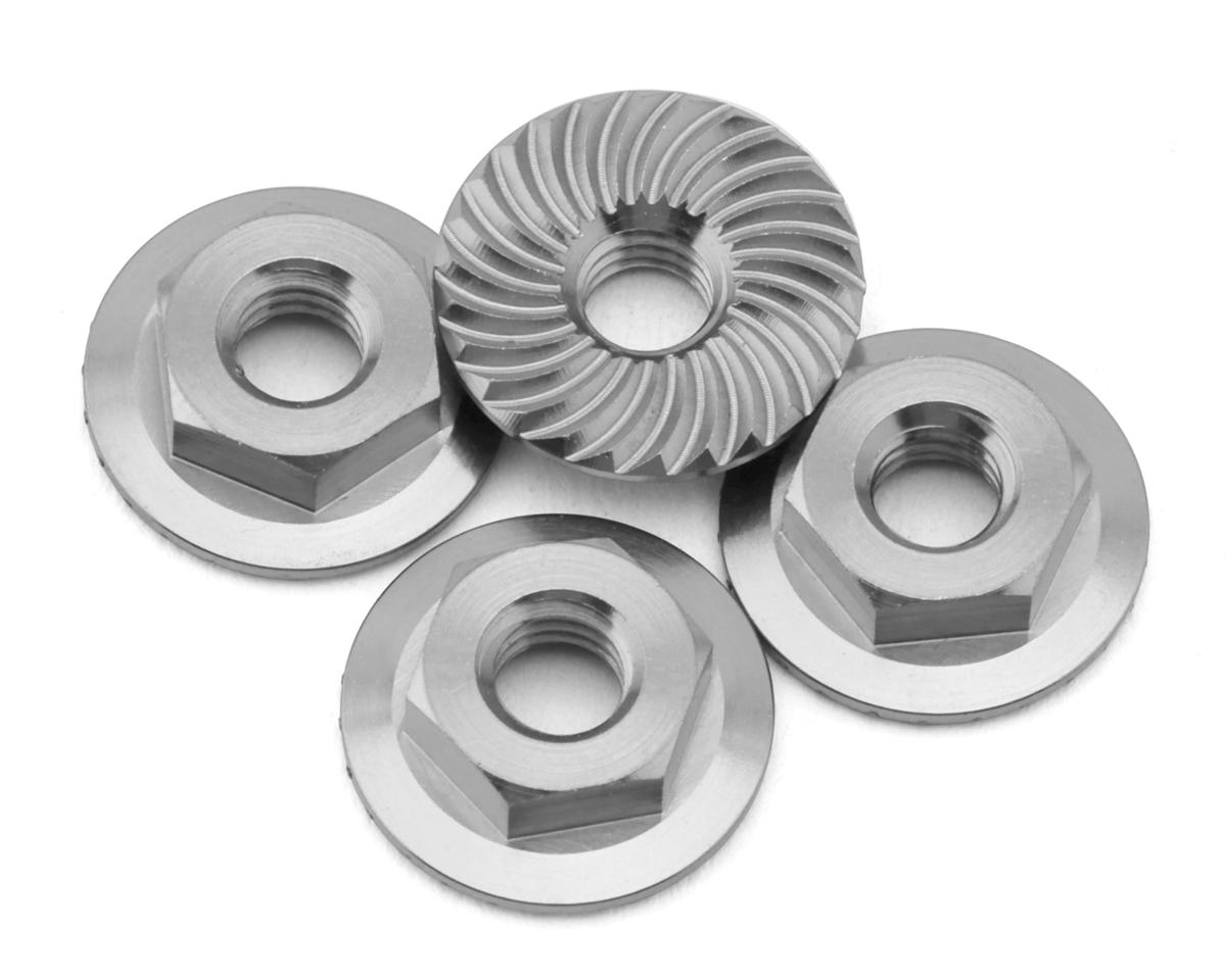 J&T Bearing Co. Titanium 4mm Surelock Wheel Nuts (Natural)