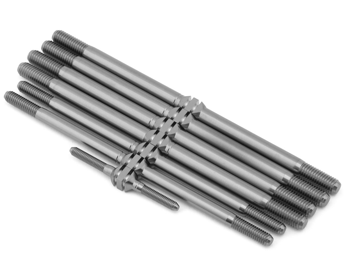 J&T Bearing Co. Tekno NT48 2.2 Titanium "Milled" Turnbuckles (Natural)