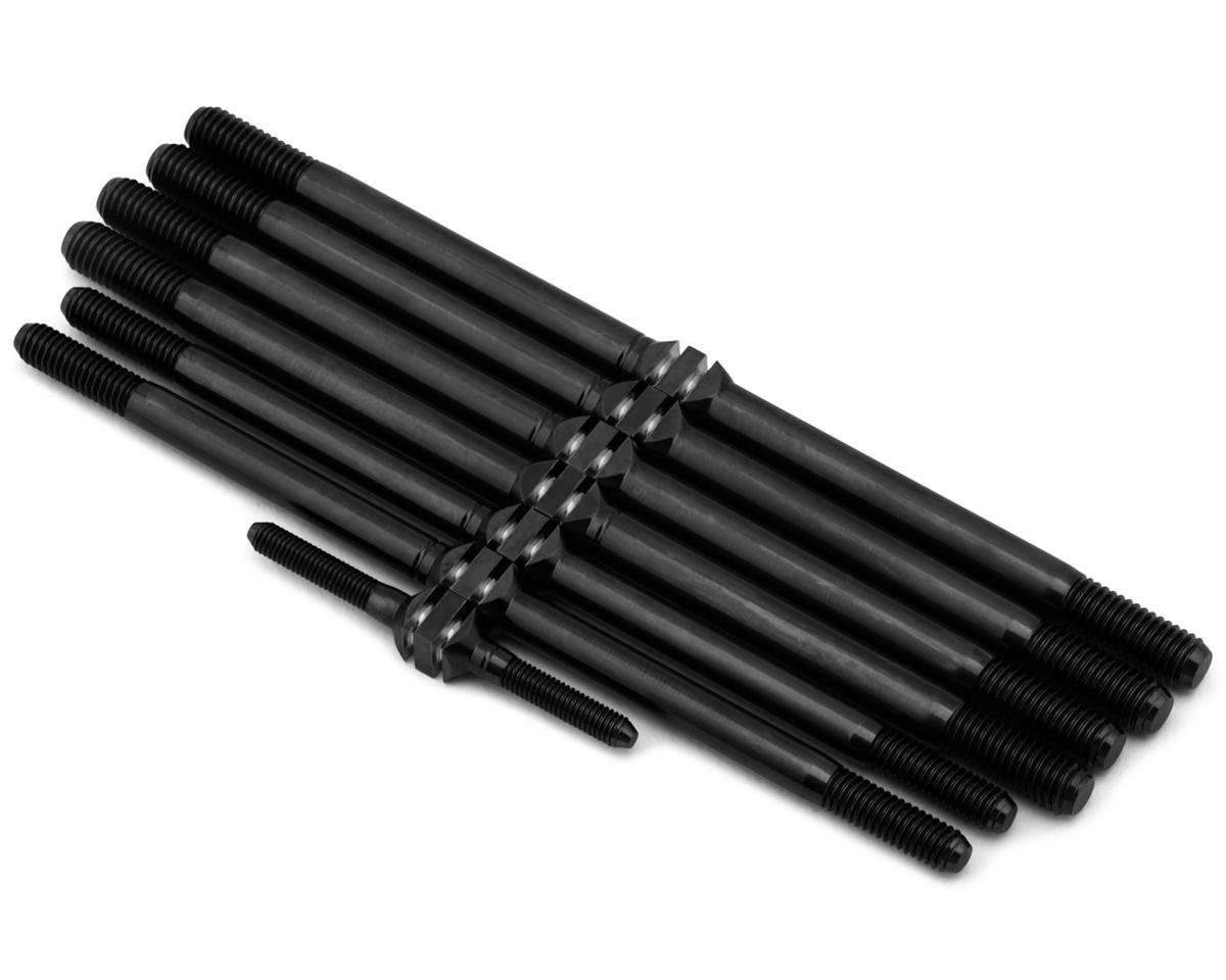 J&T Bearing Co. Tekno NT48 2.2 Titanium "Milled" Turnbuckles (Black)