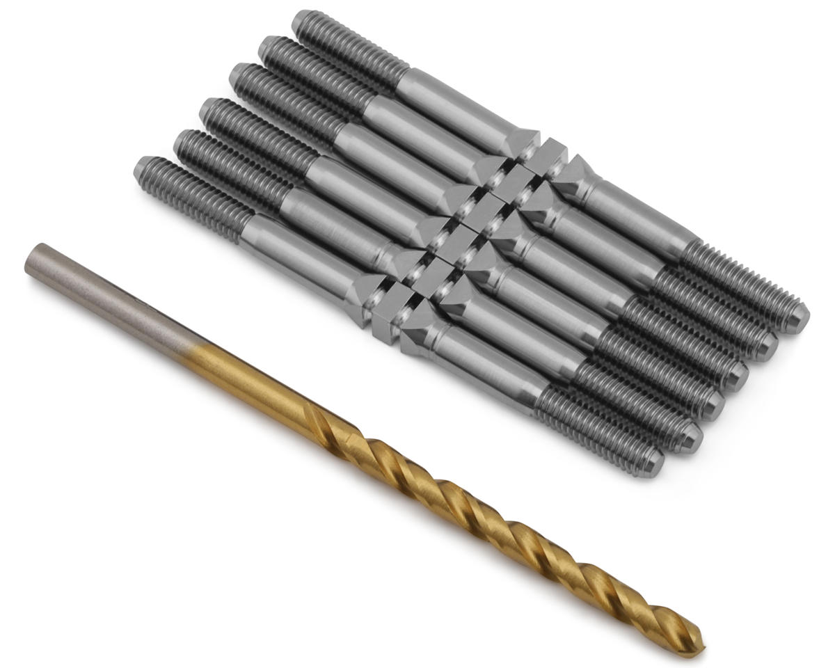 J&T Bearing Co. XRAY XB2 '25 Titanium "Milled" XD Turnbuckles (Natural)