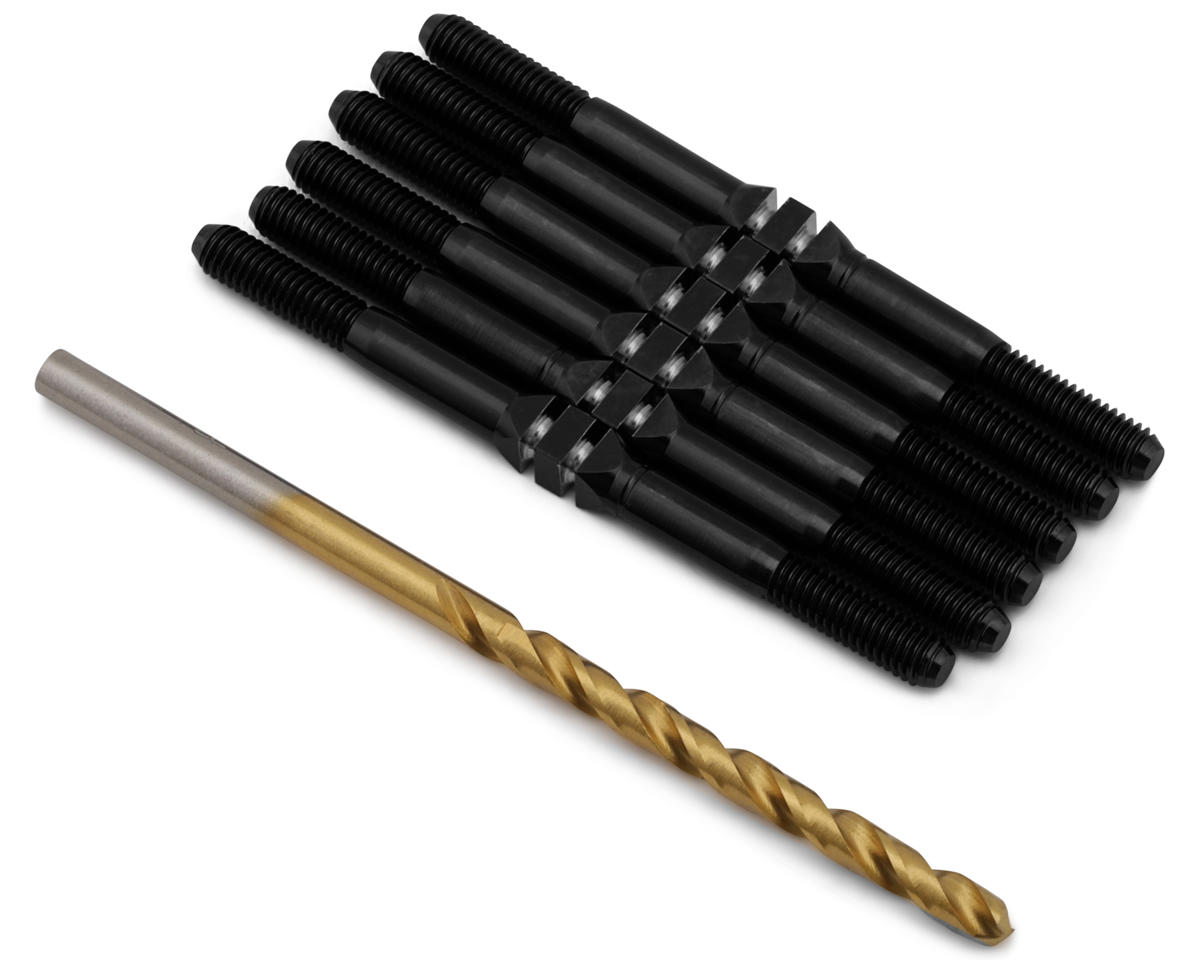 J&T Bearing Co. XRAY XB2 '25 Titanium "Milled" XD Turnbuckles (Black)