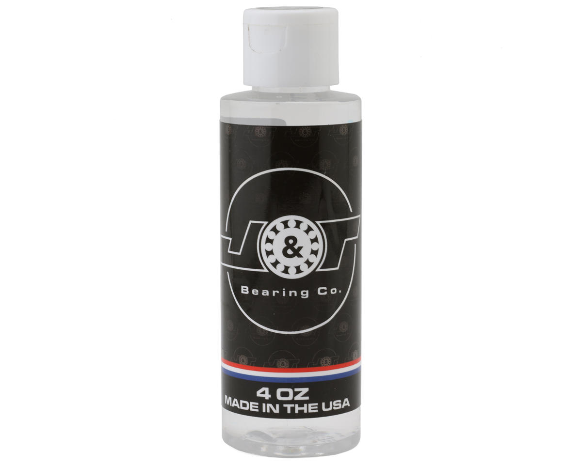 J&T Bearing Co. 100% Silicone Shock Oil (4oz) (375cst/32wt)