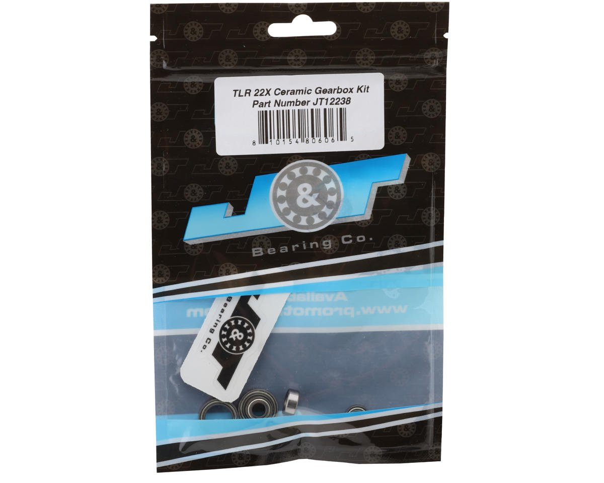J&T Bearing Co. TLR 22X Gearbox Bearing Kit (Hybrid Ceramic)