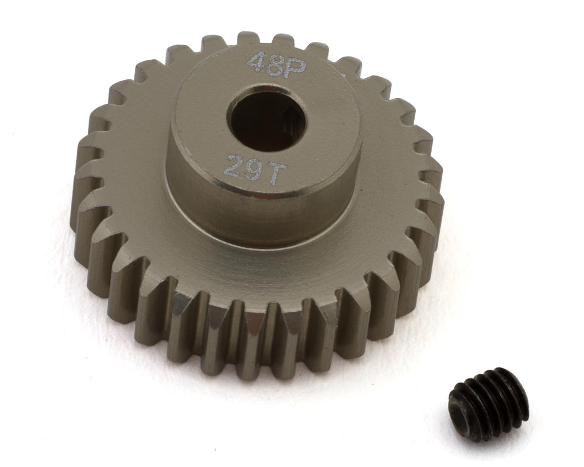J&T Bearing Co. Lightweight Hard Anodized 48P Aluminum Pinion Gear (29T) (3.17mm Bore)