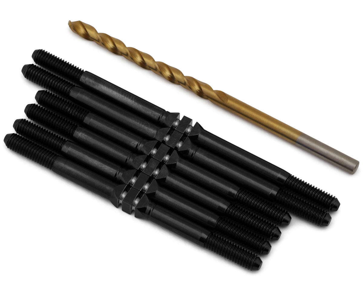 J&T Bearing Co. Custom Works The Bullet Titanium "Milled'' XD Turnbuckles Kit (Black)