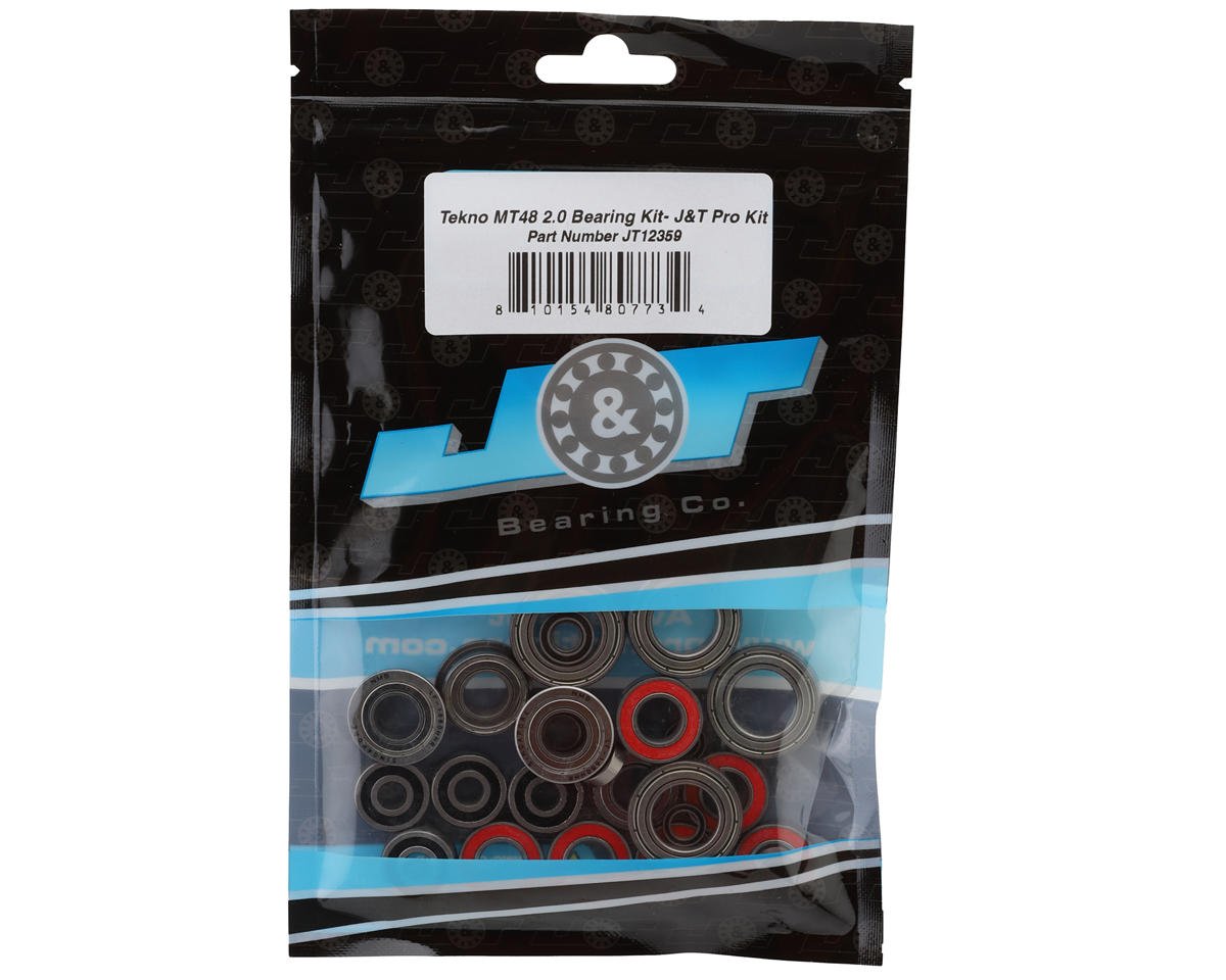 J&T Bearing Co. Tekno MT48 2.0 Ball Bearing Kit (Pro Kit)