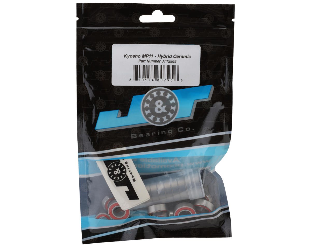 J&T Bearing Co. Kyosho MP11 Ball Bearings Kit (Hybrid Ceramic)