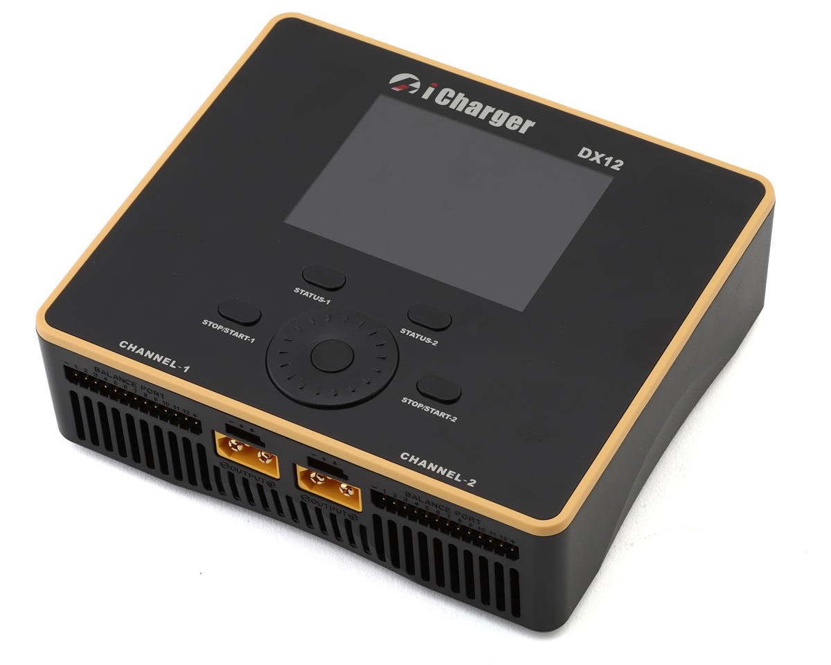 Junsi iCharger DX12 Dual LiPo/Life/NiMH/NiCD DC Battery Charger (12S/50A/1200W)