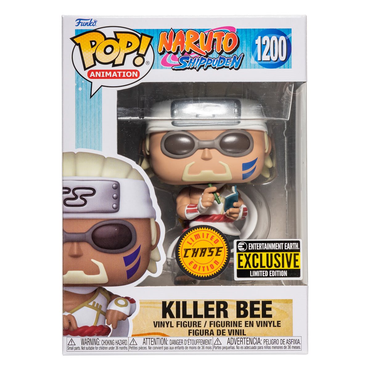 POP Figure: Naruto Shippuden #1200 - Killer Bee (EE) (Chase)