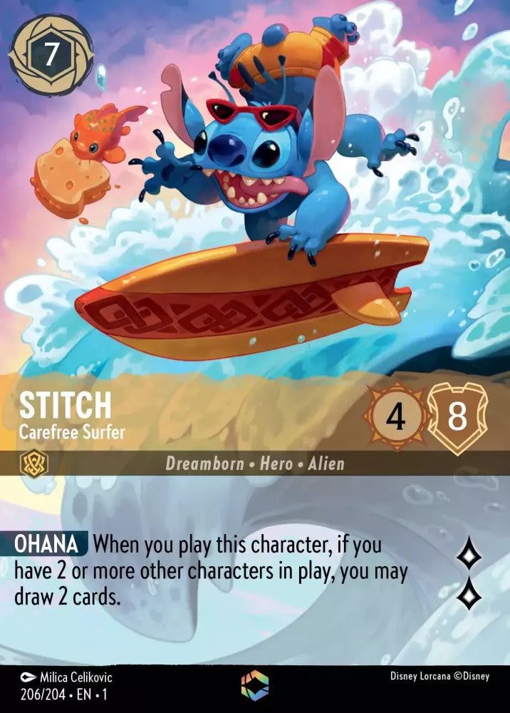 Stitch - Carefree Surfer (Alternate Art) (The First Chapter 206/204) E