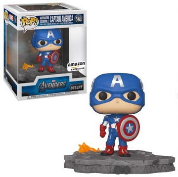 POP Figure Deluxe: Marvel Avengers #0589 - Avengers Assemble: Captain