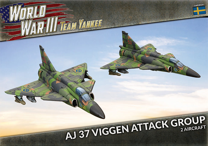 Flames of War: Team Yankee WW3: Swedish (TSWBX07) - AJ 37 Viggen Attac