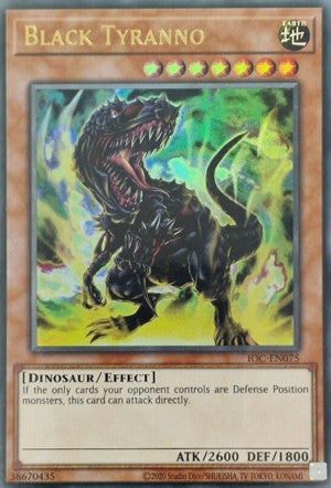 Black Tyranno (IOC-EN075 (c) 2020 25th Anniversary) Ultra Rare - Near