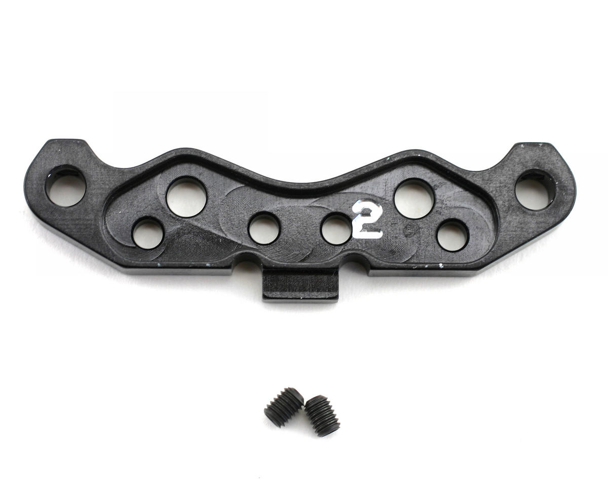 King Headz Kyosho MP777 Rear Arm Mount (2 degree) - Black