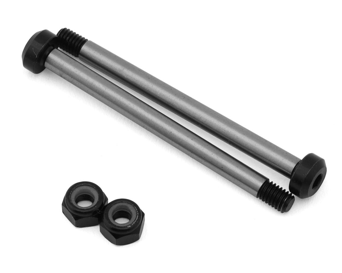 Koswork YZ-870C/YZ-10 Inner Hardened Steel Suspension Shaft (2) (3x42.1mm) w/Aluminum Locknuts