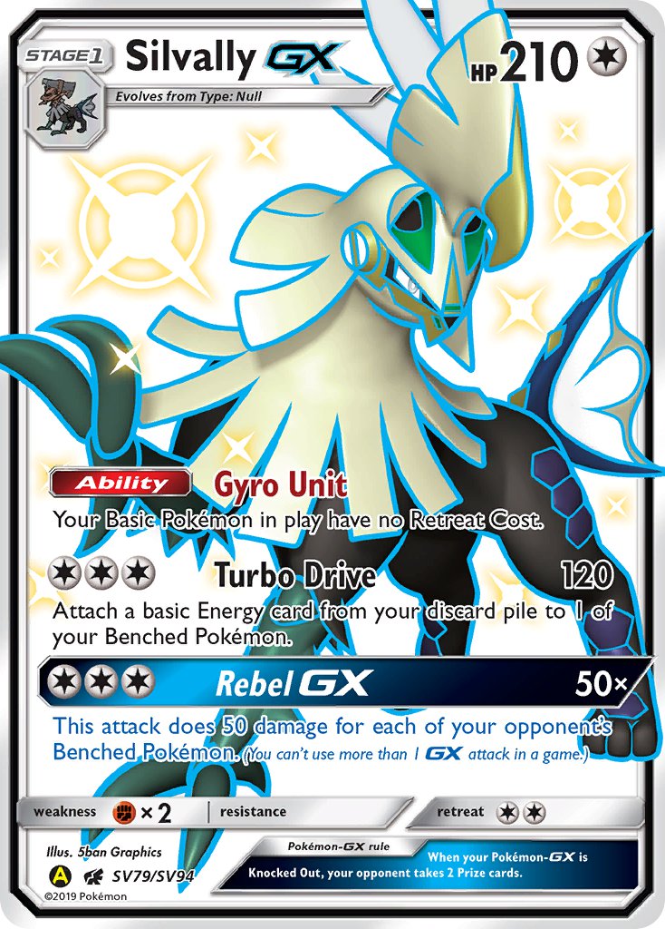 Silvally GX - SV79/SV94 (HIF:SV) Shiny Holo Rare - Near Mint Holofoil