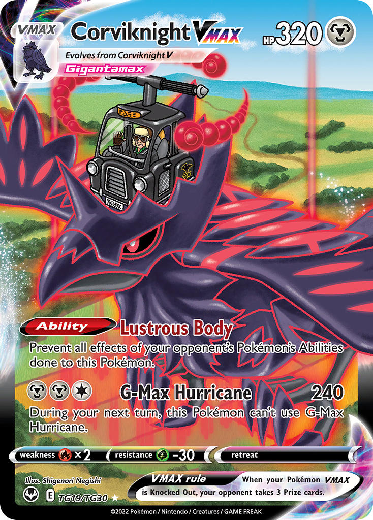 Corviknight VMAX - TG19/TG30 (SWSH12:TG) Ultra Rare - Near Mint Holofo