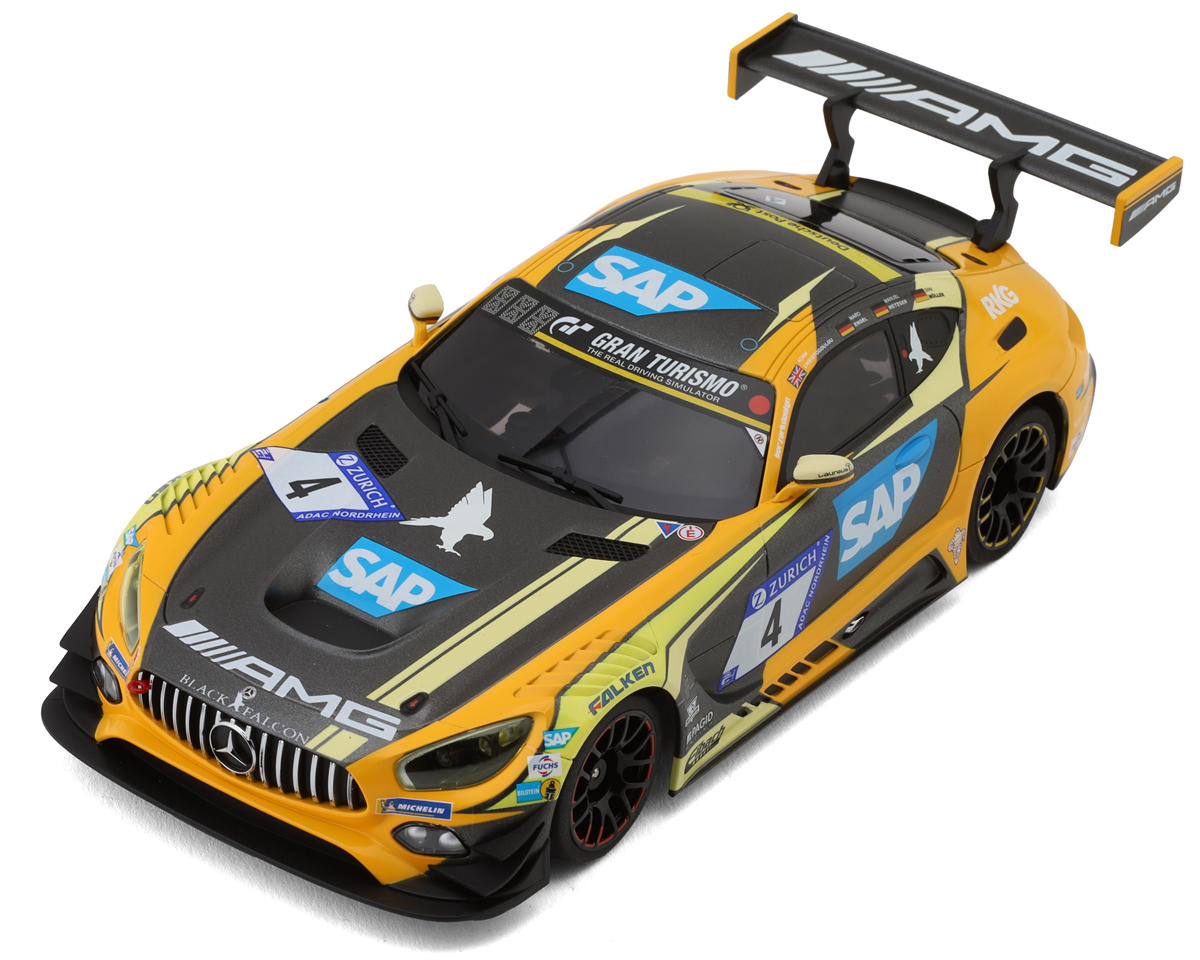 Kyosho Mini-Z MR-03 RWD ReadySet w/Mercedes-AMG GT3 No.4 24H Nurburgring 2018 Body & KT-531P 2.4GHz Radio
