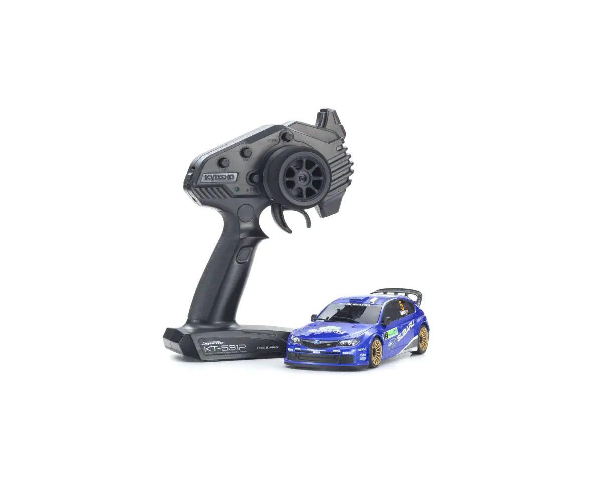 Kyosho MA-020 AWD Mini-Z ReadySet w/Subaru Impreza WRC 2008 Body (Blue) w/KT-531P 2.4GHz Radio