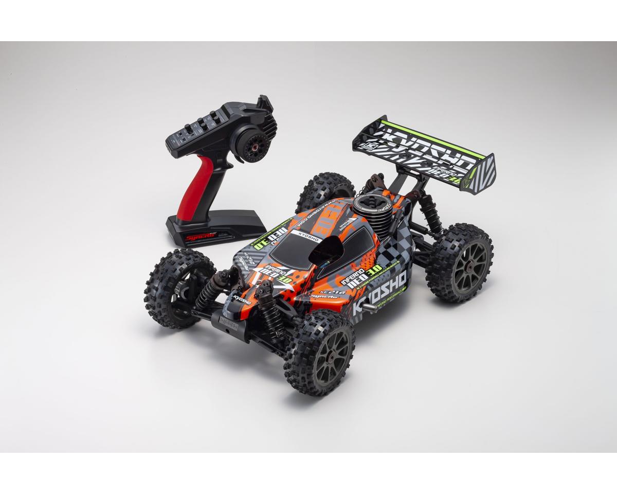 Kyosho Inferno NEO 3.0 1/8 RTR Off Road Nitro Buggy Type-3 (Red) w/Syncro KT-231P 2.4GHz Radio