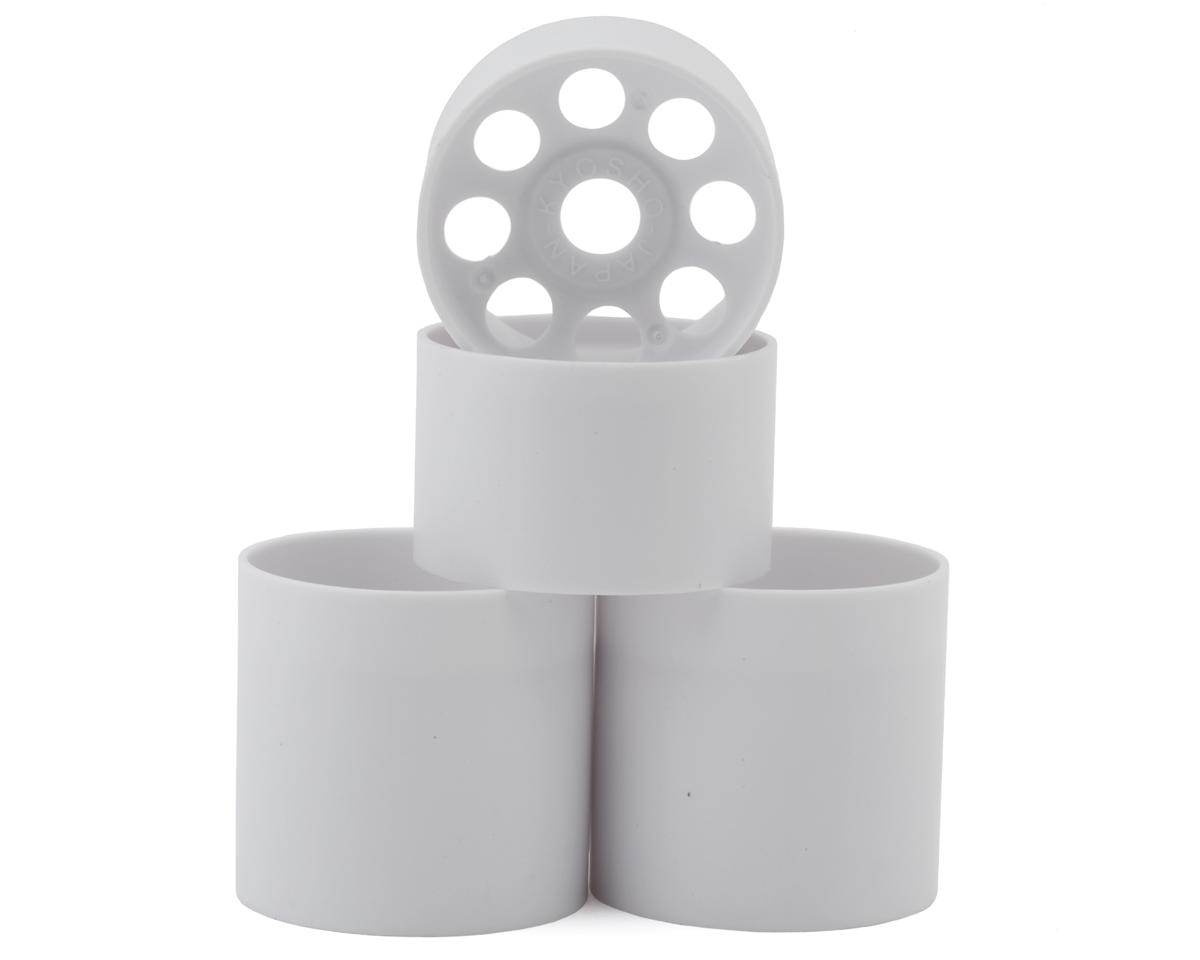 Kyosho Fantom Front & Rear Wheels (White) (4)