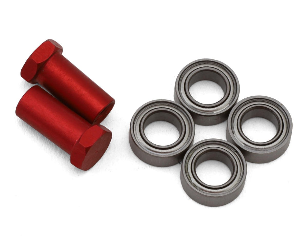 Kyosho Fazer FZD2 Aluminum Steering bellcrank Pins & Ball Bearings Set
