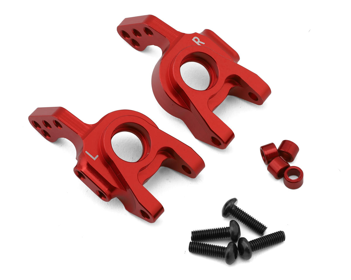 Kyosho Fazer FZD2 Aluminum Rear Hubs (Red) (2)