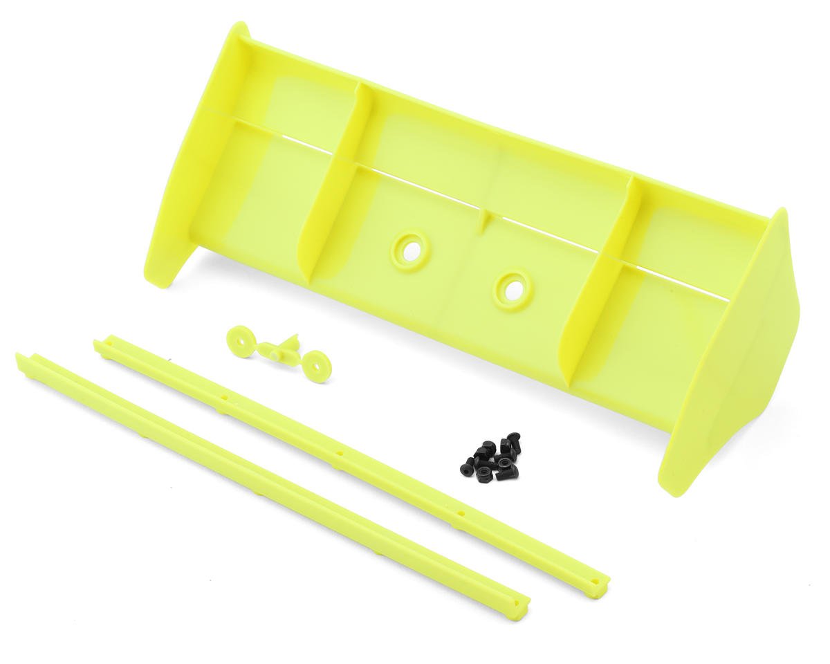Kyosho MP9 TKI4 1/8 Plastic Wing Set (Yellow) w/Wickerbills
