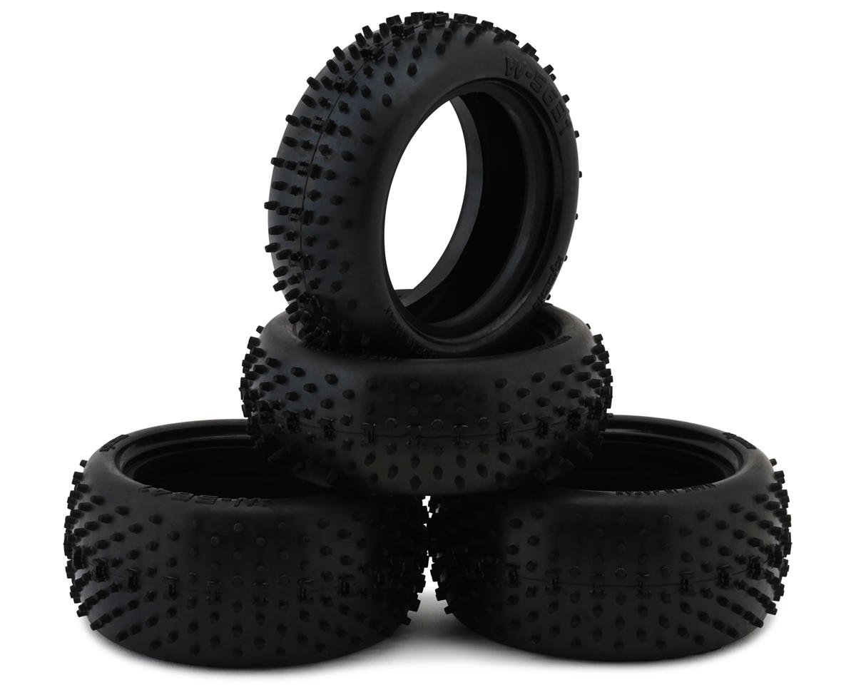 Kyosho Lazer SB 1/10 Off-Road Buggy Tires (4) (Front & Rear) w/Foam Inserts