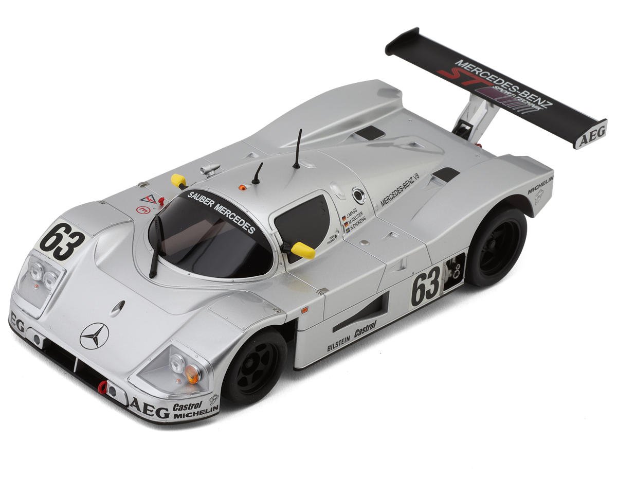 Kyosho Mini-Z MR-03W-LM Sauber Mercedes Groupe C Rennsportwagen C9 Pre-Painted Body (Silver)