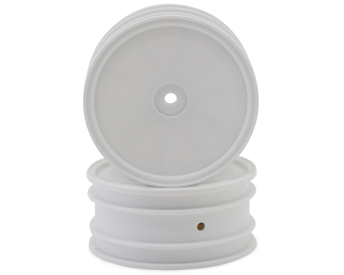 Kyosho Optima 2.2" Front Dish Wheels (White) (2) w/12mm Hex