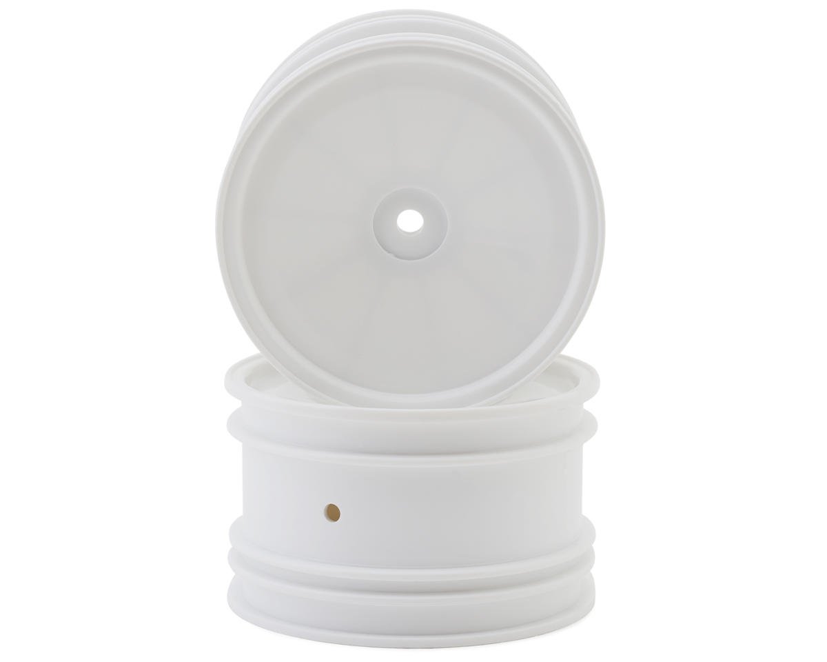 Kyosho Optima 2.2" Rear Dish Wheels (White) (2) w/12mm Hex
