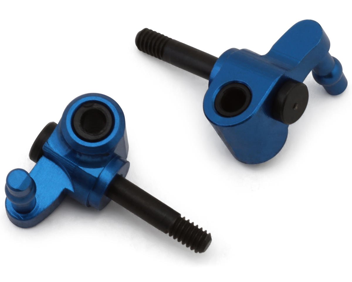 Kyosho MR-03 Aluminum Steering Block (Blue) (2) (1°)