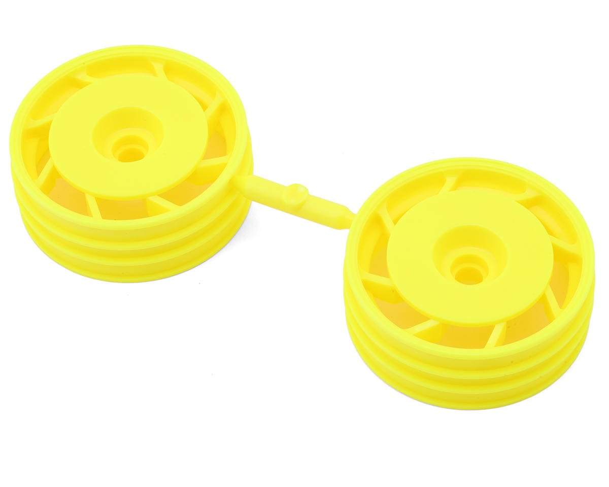 Kyosho Ultima 50mm 8D Front Wheels (Yellow) (2)