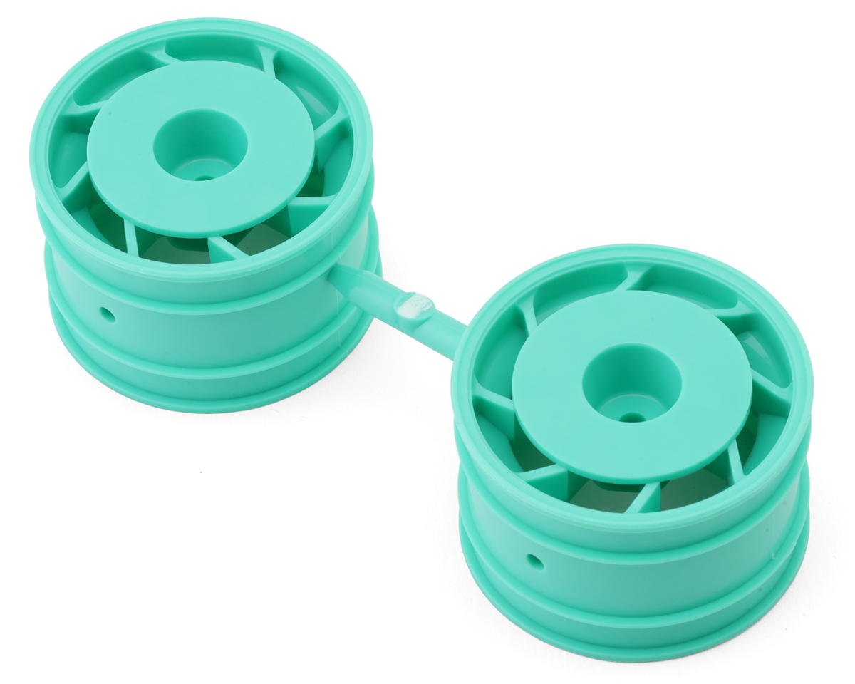 Kyosho Ultima 8D 50mm Rear Wheel Set (Peppermint Green) (2) w/12mm Hex