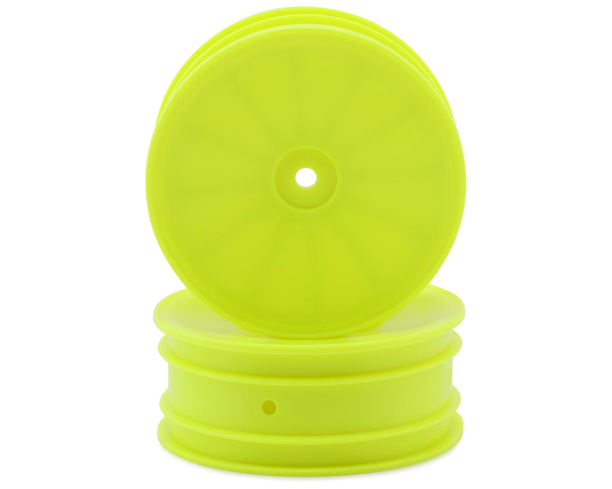 Kyosho Ultima 2.2" 2WD Front Wheels (Yellow) (2) w/12mm Hex